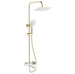 Душевая система Rea Melia white gold P2406