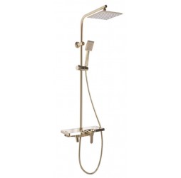 Душевая система Rea Bravo gold P4120