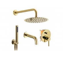 Душевая система Rea Lungo Gold P4125