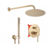 Душевая система Rea Lungo gold matt P4160