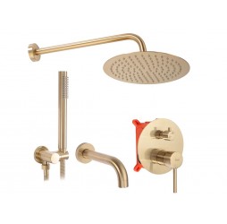 Душевая система Rea Lungo Gold Matt P6609