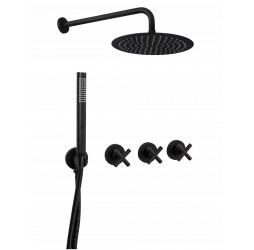 Душевая система Rea Exit Black matt P8000