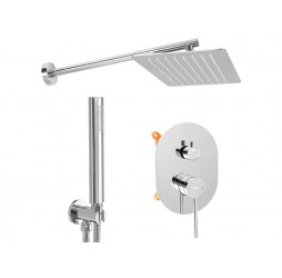 Душевая система Rea Oval Chrome P8415