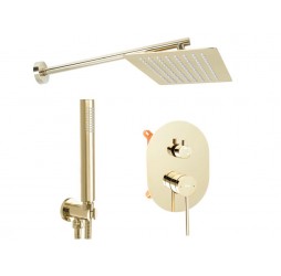 Душевая система Rea Oval Gold P8466