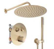 Душевая система Rea Lungo gold matt P8551