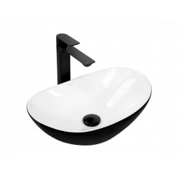 Умывальник Rea Royal Mini Black White U0538