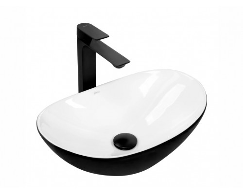 Умывальник Rea Royal Mini Black White U0538