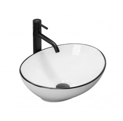 Умывальник Rea Sofia Black Edge U3217