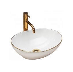 Умывальник Rea Sofia Gold Edge U3287