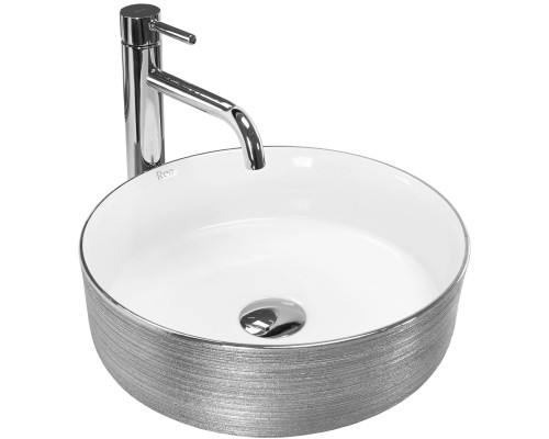 Умывальник Rea Sami Brush Silver U3304