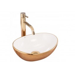 Умывальник Rea Sofia Mini White Gold U6334