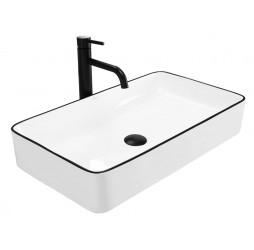 Умывальник Rea Denis Black Edge U6513