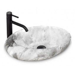 Умывальник Rea Roxy C Stone L.Grey U6651