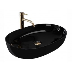 Умывальник Rea Cleo 61 black U6757