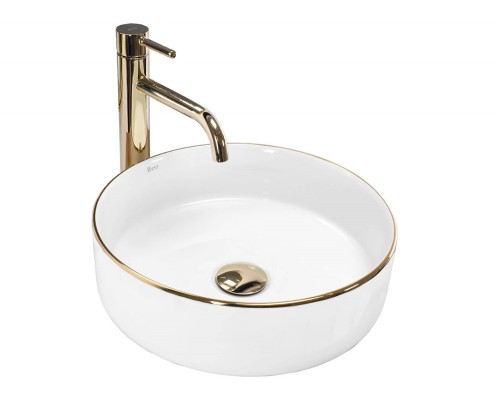 Умывальник Rea Sami Gold Edge U6758