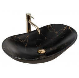 Умывальник Rea Royal 60 Black Marble matt U7478