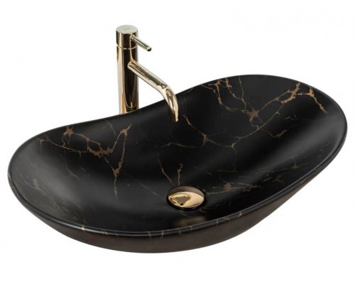 Умывальник Rea Royal 60 Black Marble matt U7478