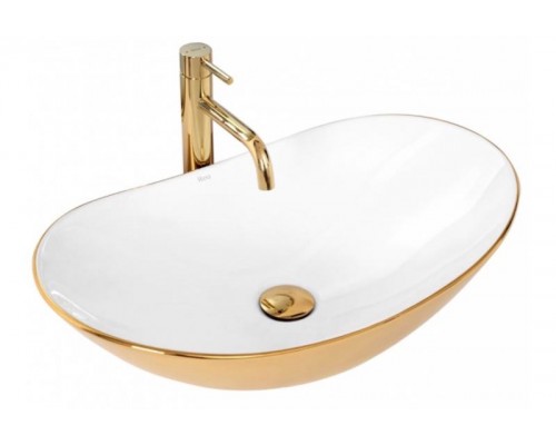 Умывальник Rea Royal Gold White U7808