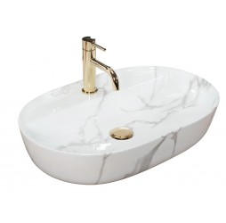 Умывальник Rea Aura 61 Marmo Shiny U8003
