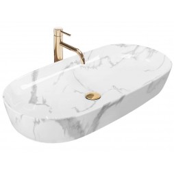 Умывальник Rea Cleo 81 Shinny Marmo U8403