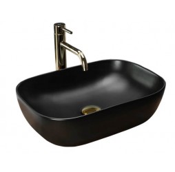 Умывальник Rea Belinda Black matt Slim U8470