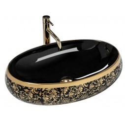 Умывальник Rea Meryl Black U8811