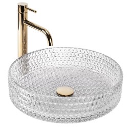 Умывальник Rea Cristal 39 Transparent U8881