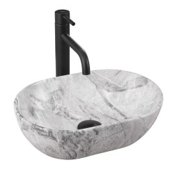 Умывальник Rea Amelia Mini Stone Matt U9109