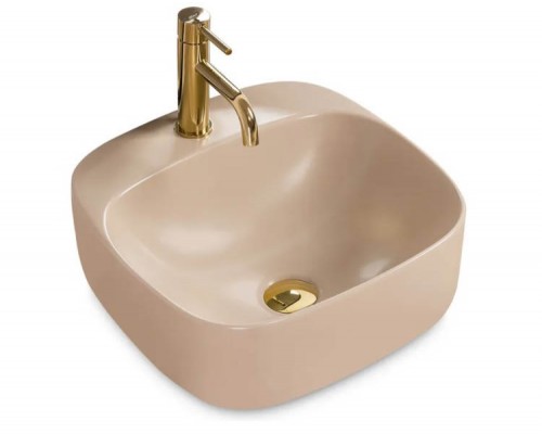 Умывальник Rea Luiza 42 Beige matt U9607