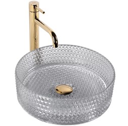 Умывальник Rea Cristal 35 Grey U9615