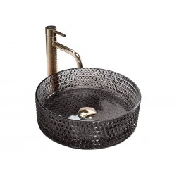 Умывальник Rea Cristal Black U9671