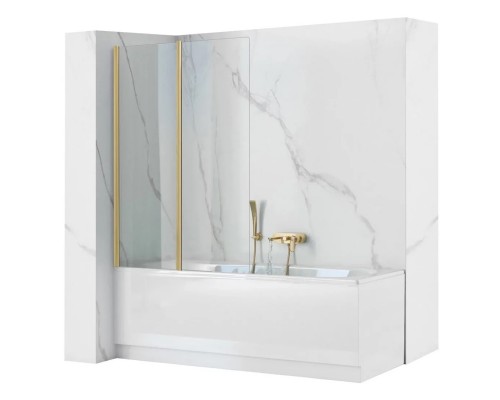 Шторка на ванную Rea Agat 2-80 gold matt W2500