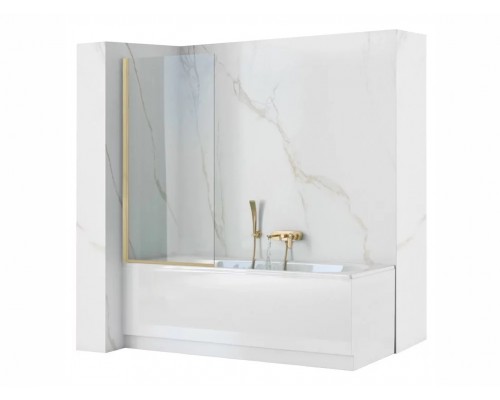 Шторка на ванную Rea Elegant gold matt 70 W6600