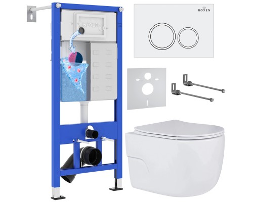 Комплект 6 в 1 Roxen StounFix Dual Fresh 505547
(состоит из: 710200, Santi 410260W, 530155-01)