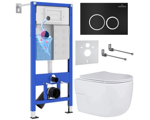 Комплект 6 в 1 Roxen StounFix Dual Fresh 507197
(состоит из: 710200, Santi 410260B, 530155-01)