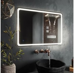 Зеркало с подсветкой ROXEN Irida Long 1200x700 CooperFree сенсорное управление холодный / теплый / нейтральный (510185-120)