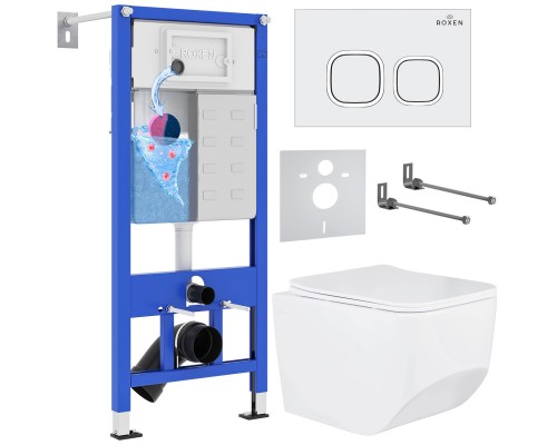 Комплект 6 в 1 Roxen StounFix Dual Fresh 540025
(состоит из: 710200, Santi 410280W; 530145-01)