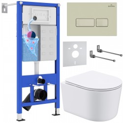 Комплект  6 в 1 Roxen StounFix Dual Fresh 966686 (состоит из: 710200, кнопки Caspia 410280BG, 530120-01)