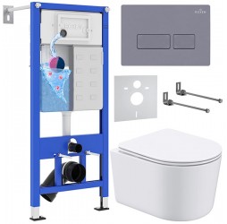 Комплект  6 в 1 Roxen StounFix Dual Fresh 966821 (состоит из: 710200, кнопки Caspia 410280DG, 530185-01X)