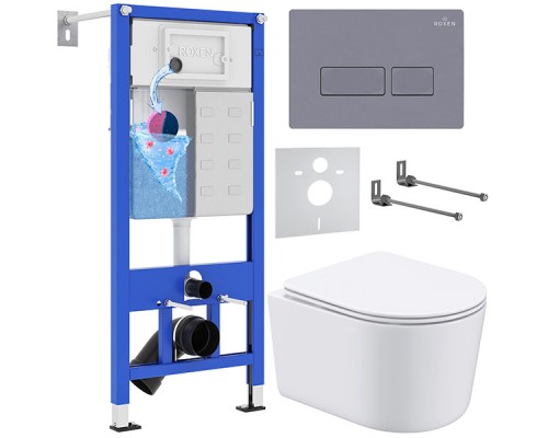 Комплект  6 в 1 Roxen StounFix Dual Fresh 966821 (состоит из: 710200, кнопки Caspia 410280DG, 530185-01X)