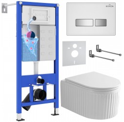 Комплект 6 в 1 Roxen StounFix Dual Fresh 968291 (состоит из: 710200, Glass 430280W, 530200-01) 