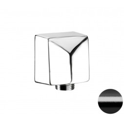 Шланговое подключение для душа Remer 309SCFP, черный брашированный хром