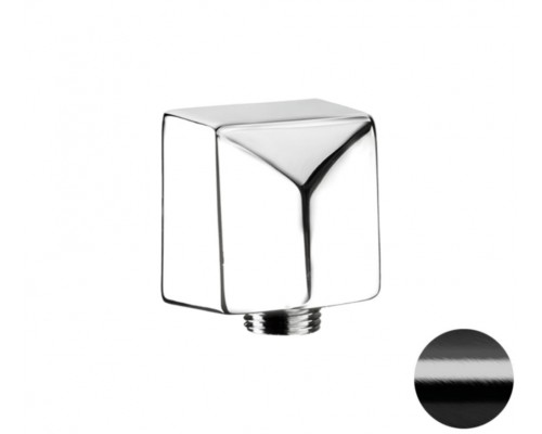 Шланговое подключение для душа Remer 309SCFP, черный брашированный хром