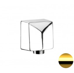 Шланговое подключение для душа Remer 309SDO, золото глянцевое