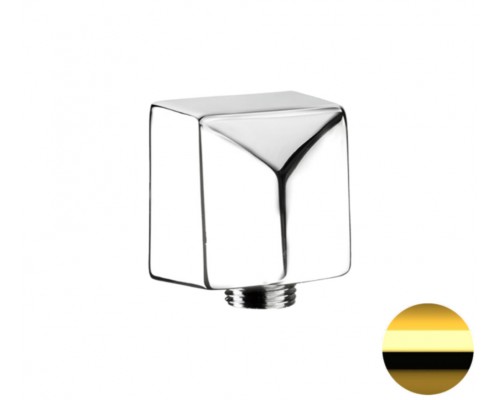 Шланговое подключение для душа Remer 309SDO, золото глянцевое