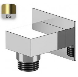 Шланговое подключение для душа Remer 309WBG, золото брашированное