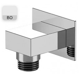 Шланговое подключение для душа Remer 309WBO, белый матовый