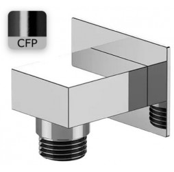 Шланговое подключение для душа Remer 309WCFP, черный брашированный хром