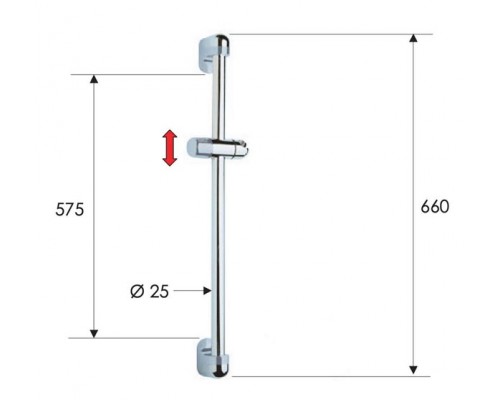 Душевая стойка 69 см Remer 311S