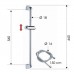 Душевая стойка 60 см Remer 314